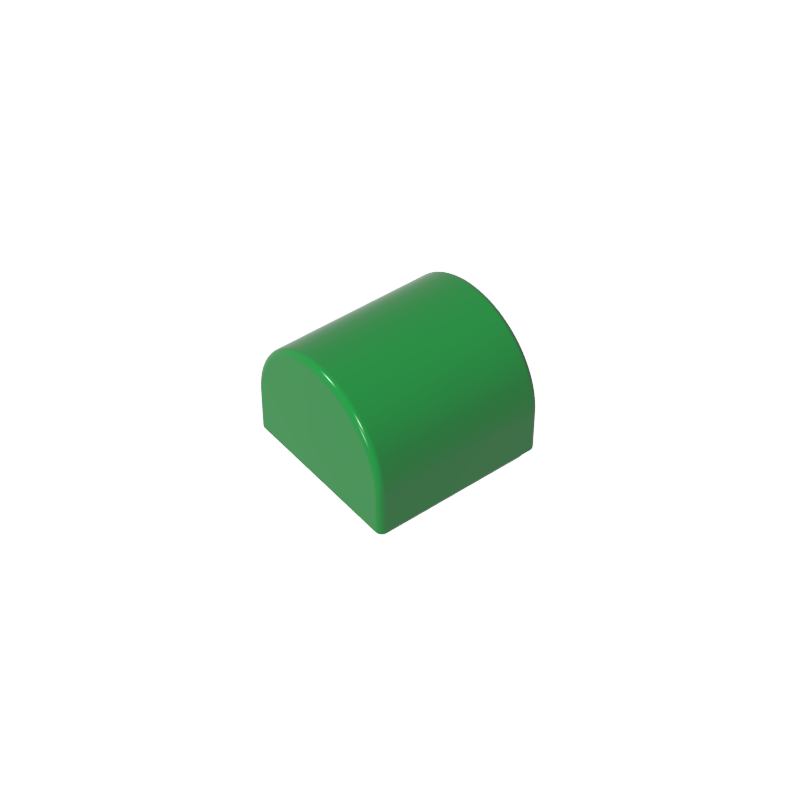 Brick Curved 1 x 1 x 2/3 Double Curved Top, No Studs