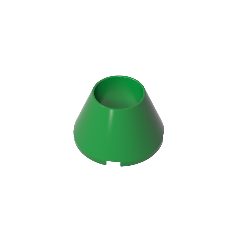 Cone 4 x 4 x 2 Hollow No Studs - Color ID 40