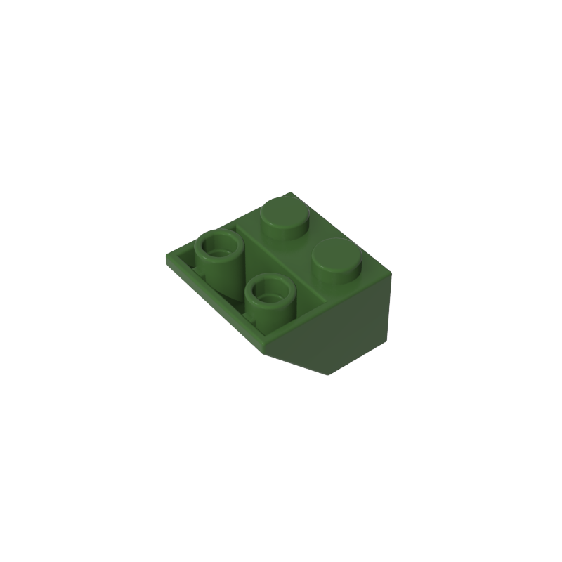 Slope Inverted 45° 2 x 2 [Ovoid Bottom Pin, Bar-sized Stud Holes]