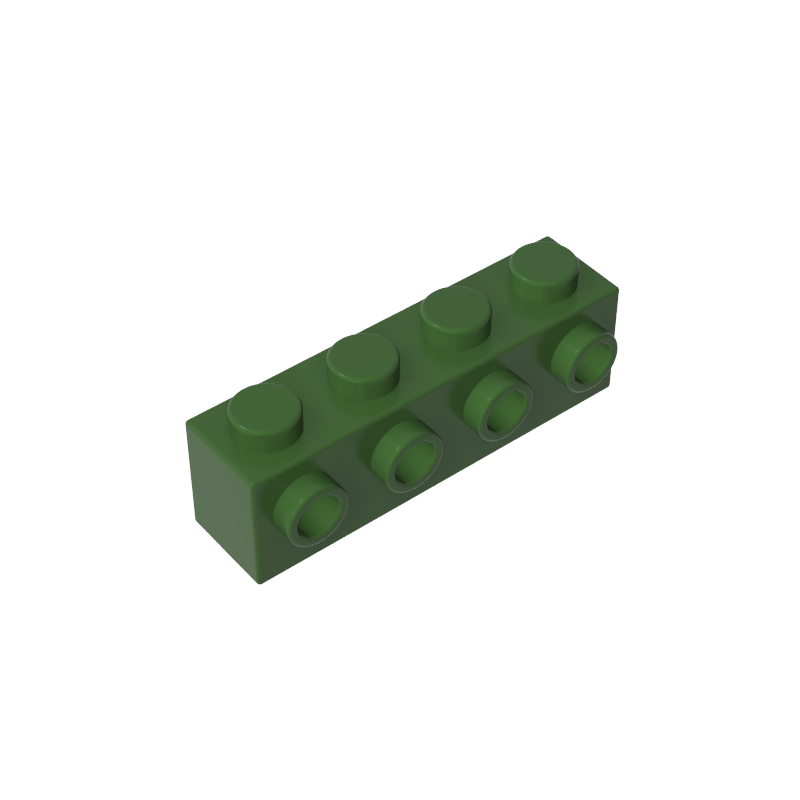 Brick Special 1 x 4 with 4 Studs on One Side
