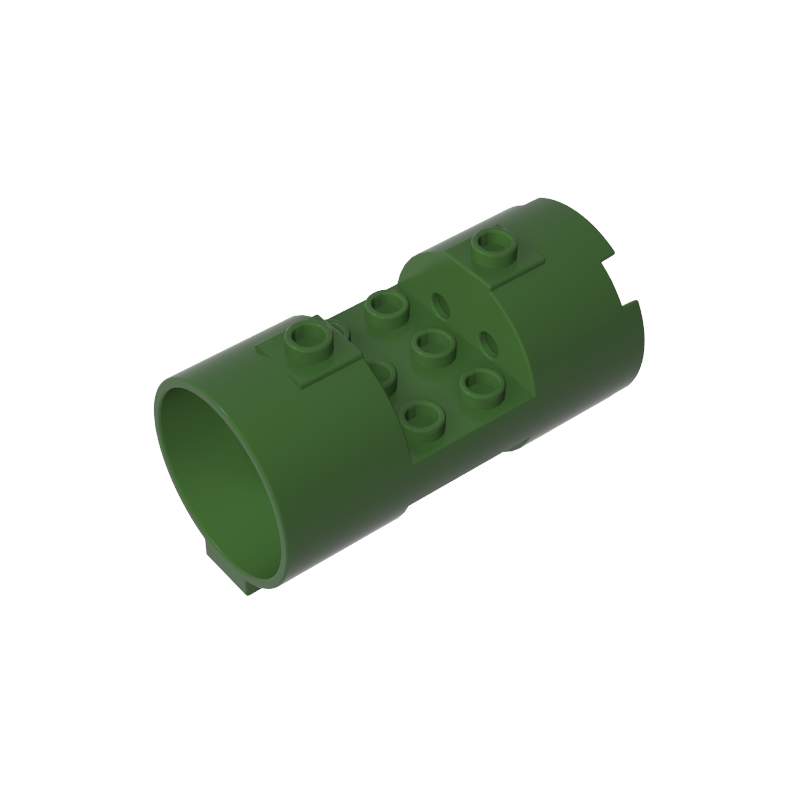 Cylinder 3 x 6 x 2 2/3 Horizontal Open Studs - Color ID 41
