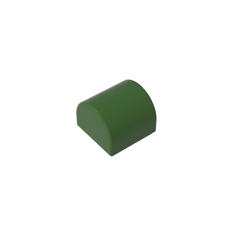 Brick Curved 1 x 1 x 2/3 Double Curved Top, No Studs