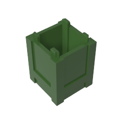 Container Box 2 x 2 x 2 - Top Opening - Color ID 41