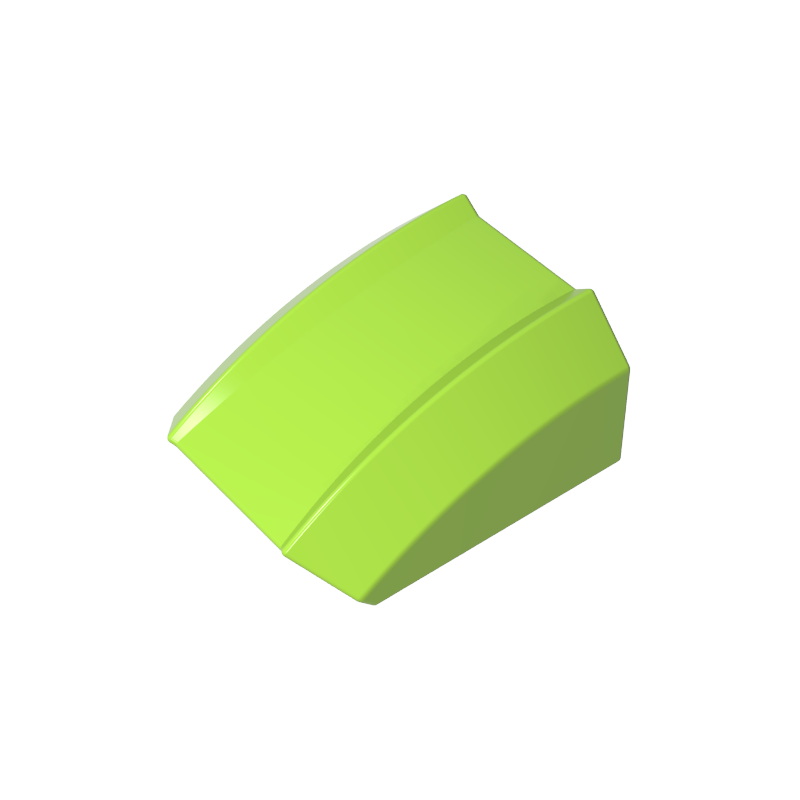 Slope Curved 2 x 2 with Lip, No Studs