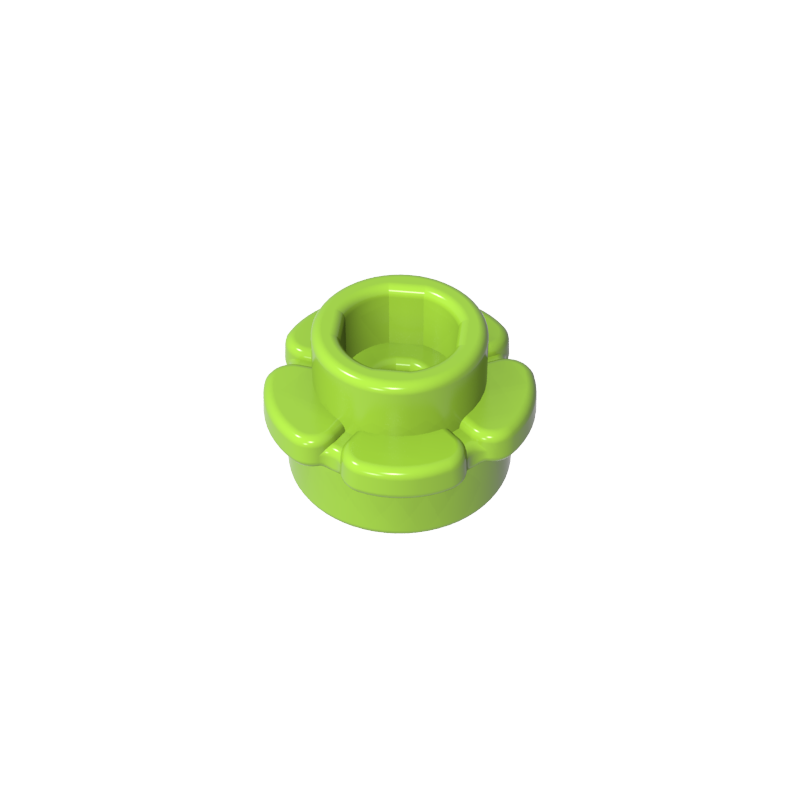 Plant, Flower, Plate Round 1 x 1 with 5 Petals