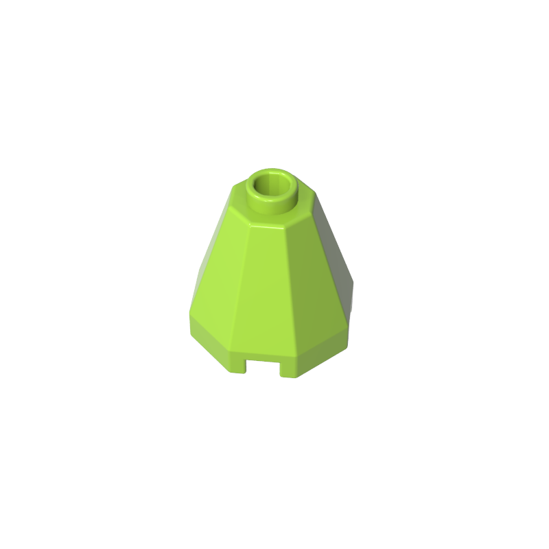 Cone 2 x 2 x 1 2/3 Octagonal, Open Stud