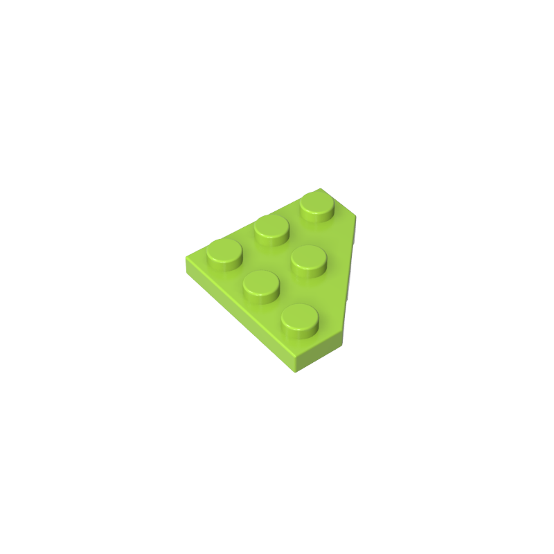 Wedge Plate 3 x 3 Cut Corner