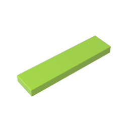 Tile 1 x 4 with Groove