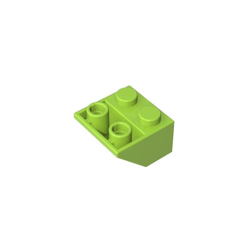 Slope Inverted 45° 2 x 2 [Ovoid Bottom Pin, Bar-sized Stud Holes]
