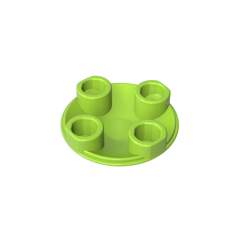 Plate Round 2 x 2 with Rounded Bottom [Boat Stud]