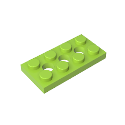Technic Plate 2 x 4 [3 Holes]