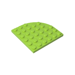 Plate Round Corner 6 x 6