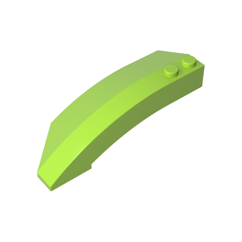 Wedge Curved 8 x 3 x 2 Open Right - Color ID 42
