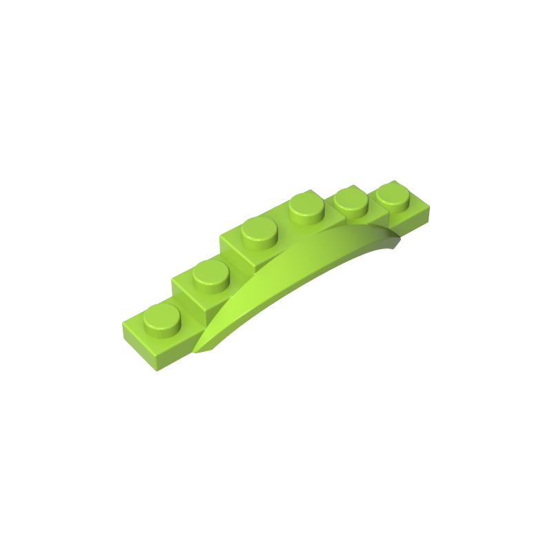 Wheel Arch, Mudguard, 1 1/2 x 6 x 1 [Arch Extended] - Color ID 42