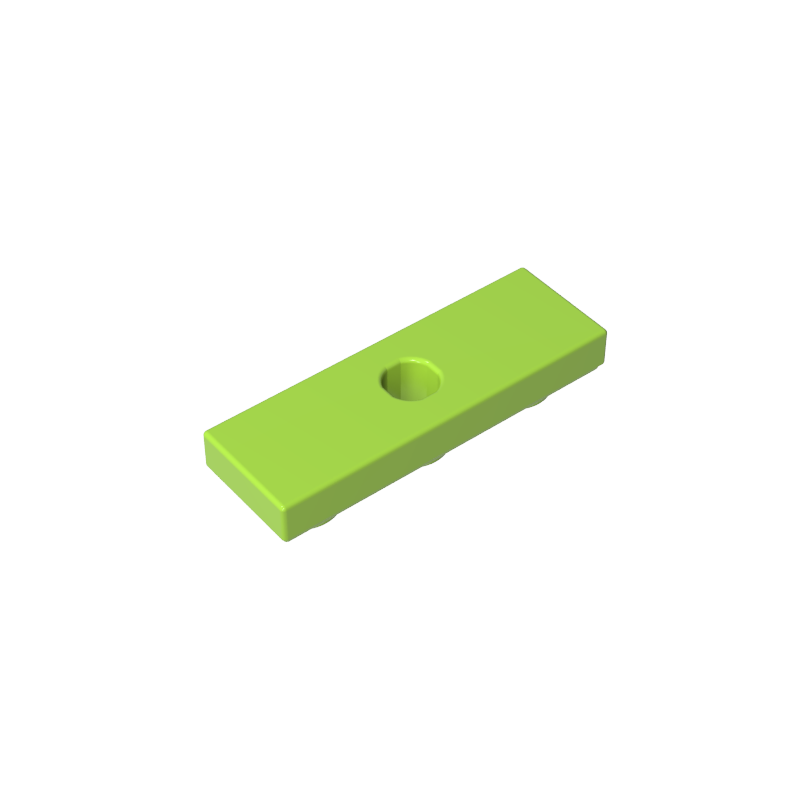 Tile Special 1 x 3 Inverted with Center Hole - Color ID 42
