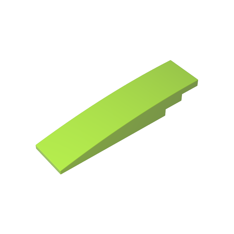 Slope Curved 8 x 2 No Studs - Color ID 42