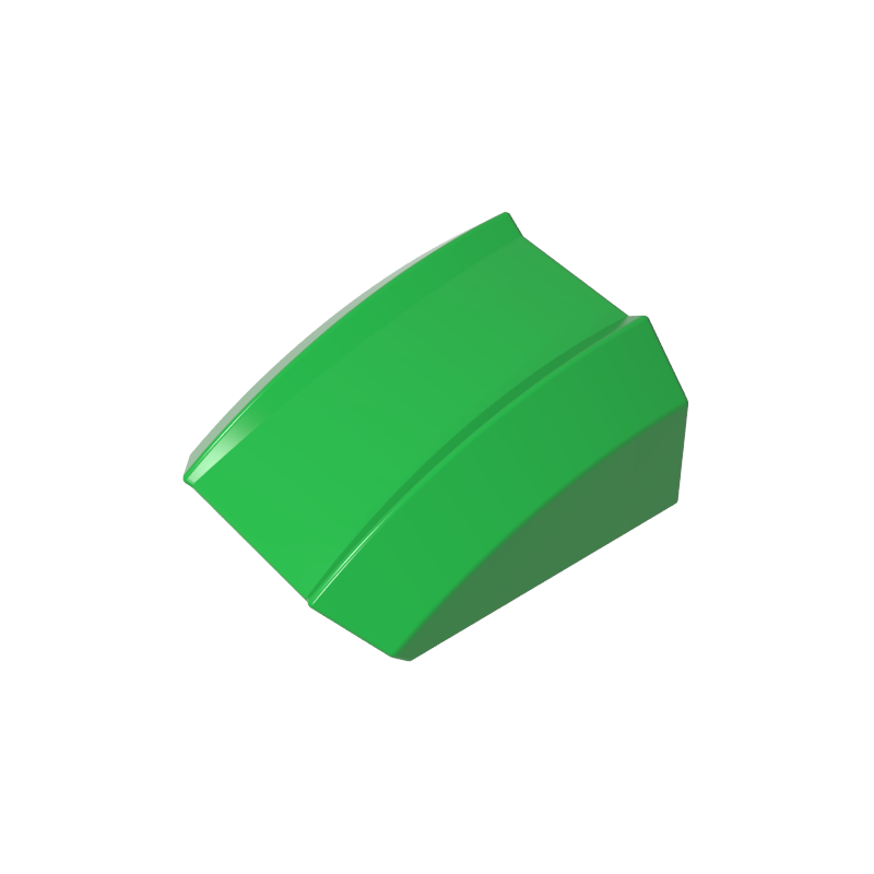 Slope Curved 2 x 2 with Lip, No Studs
