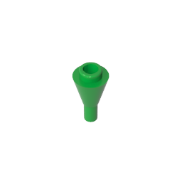 Cone 1 x 1 Inverted with Bar at Bottom (Ice Cream Cone)