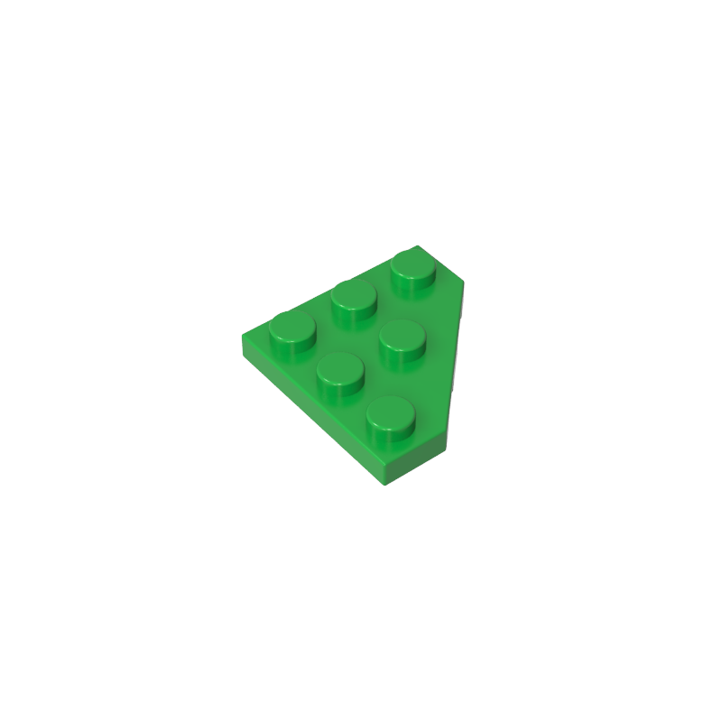 Wedge Plate 3 x 3 Cut Corner