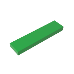 Tile 1 x 4 with Groove