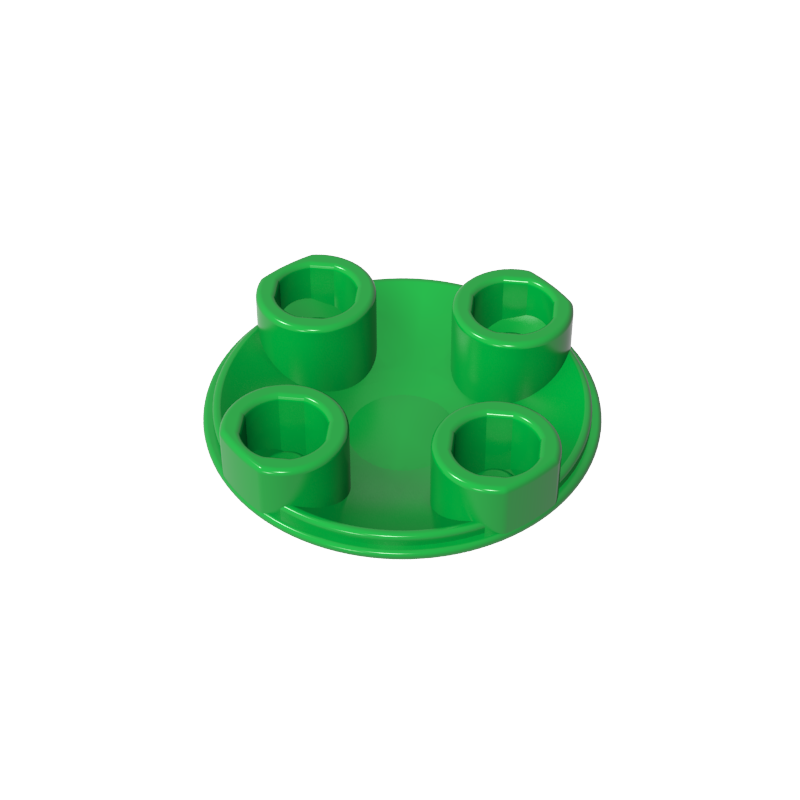 Plate Round 2 x 2 with Rounded Bottom [Boat Stud]