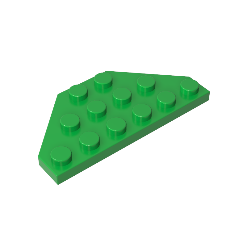 Wedge Plate 3 x 6 Cut Corners