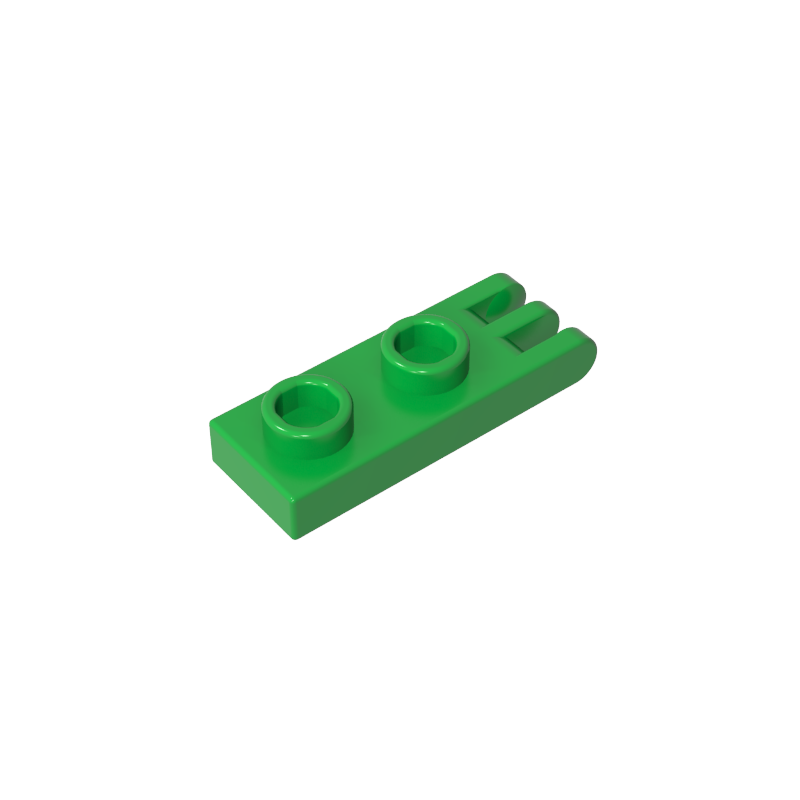 Hinge Plate 1 x 2 with 3 Fingers and Hollow Studs - Color ID 43