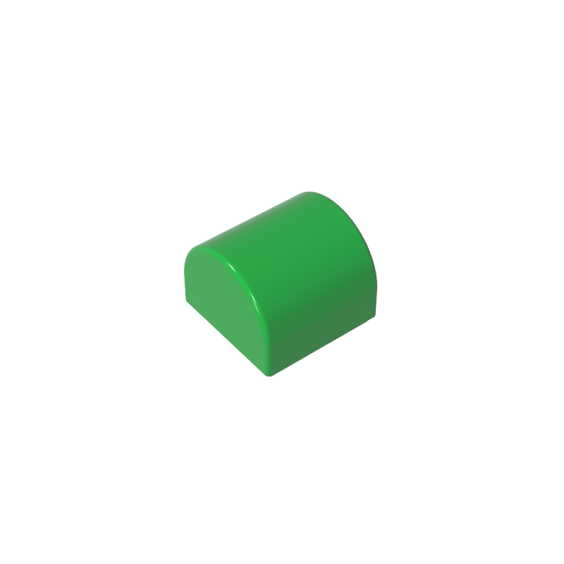 Brick Curved 1 x 1 x 2/3 Double Curved Top, No Studs