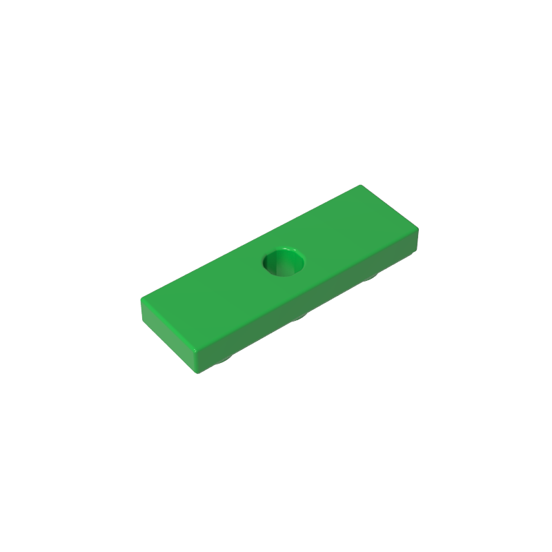 Tile Special 1 x 3 Inverted with Center Hole - Color ID 43