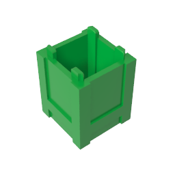 Container Box 2 x 2 x 2 - Top Opening - Color ID 43