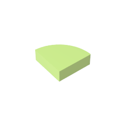 Tile Round 1 x 1 Quarter