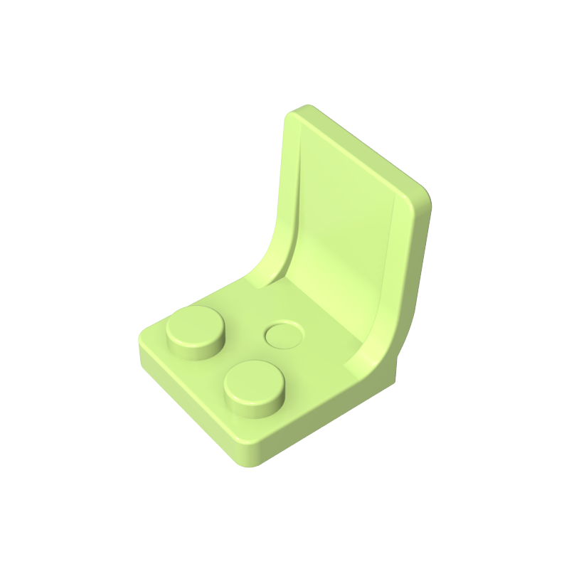 Seat / Chair 2 x 2 with Center Sprue Mark
