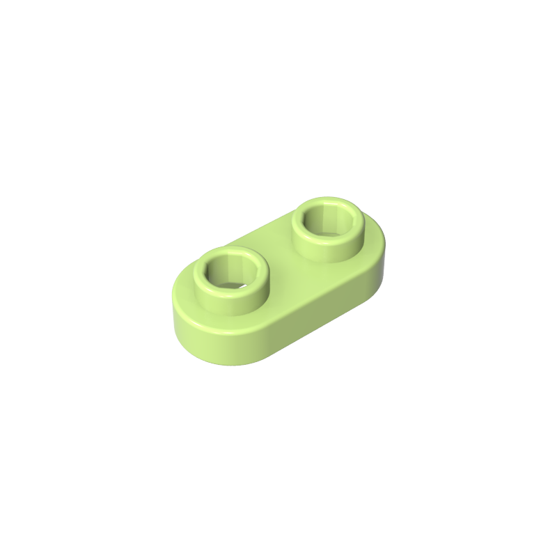 Plate Special 1 x 2 Rounded with 2 Open Studs
