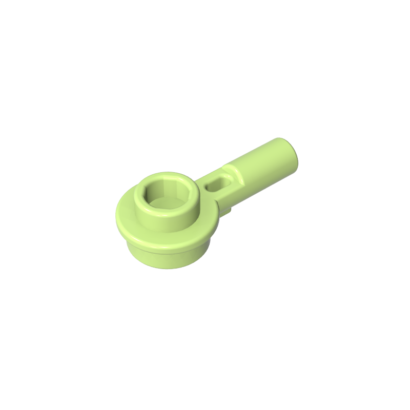 Plate Round 1 x 1 with Hollow Stud and Horizontal Bar 1L