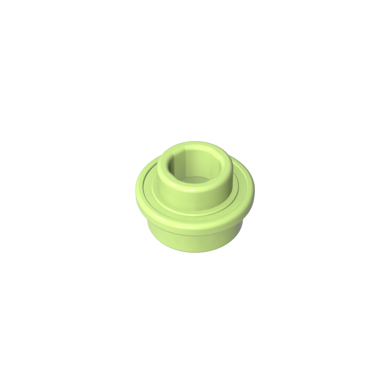Plate Round 1 x 1 with Open Stud