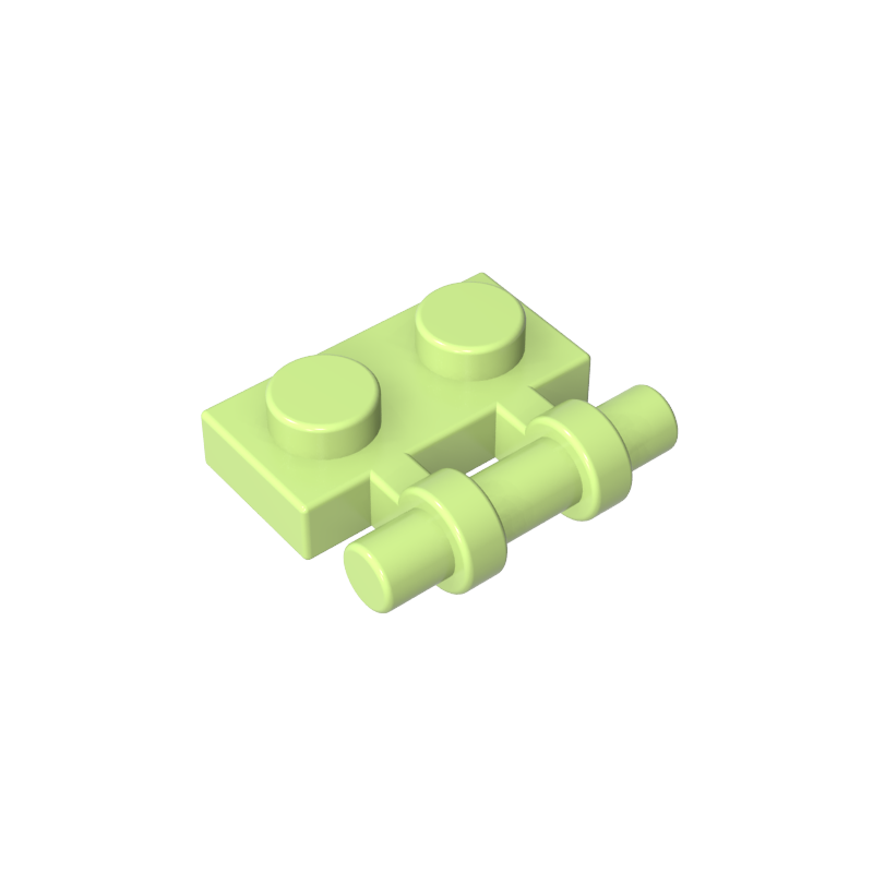 Plate Special 1 x 2 Side Handle [Free Ends]