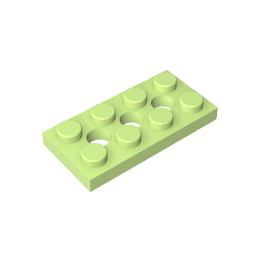 Technic Plate 2 x 4 [3 Holes]