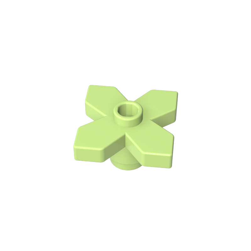 Plant, Flower 2 x 2 Leaves - Angular
