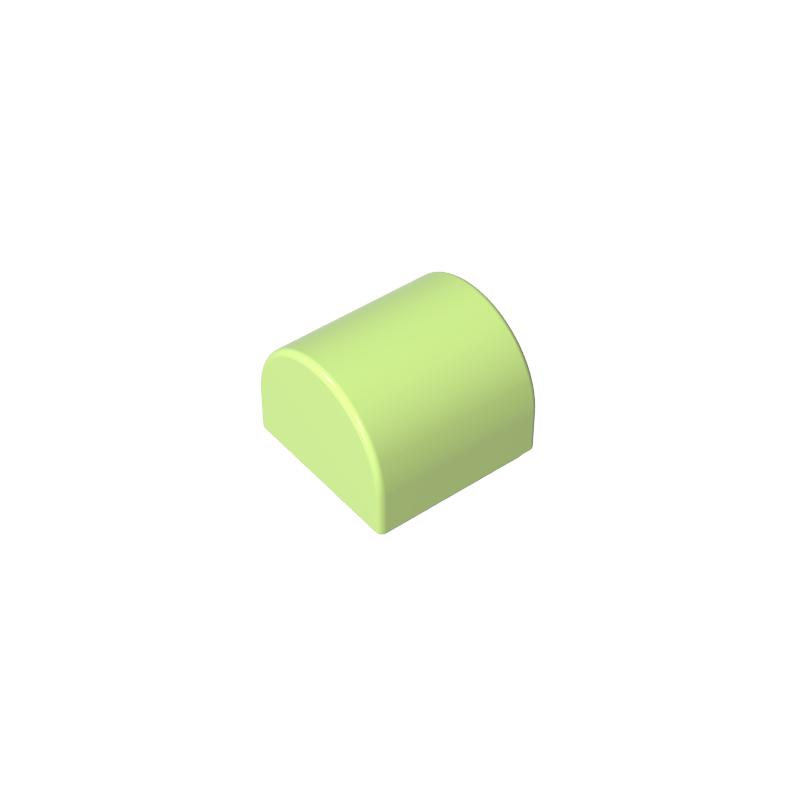 Brick Curved 1 x 1 x 2/3 Double Curved Top, No Studs