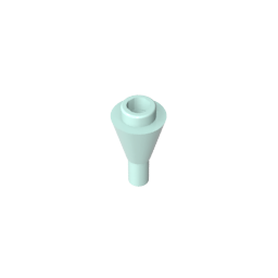 Cone 1 x 1 Inverted with Bar at Bottom (Ice Cream Cone)