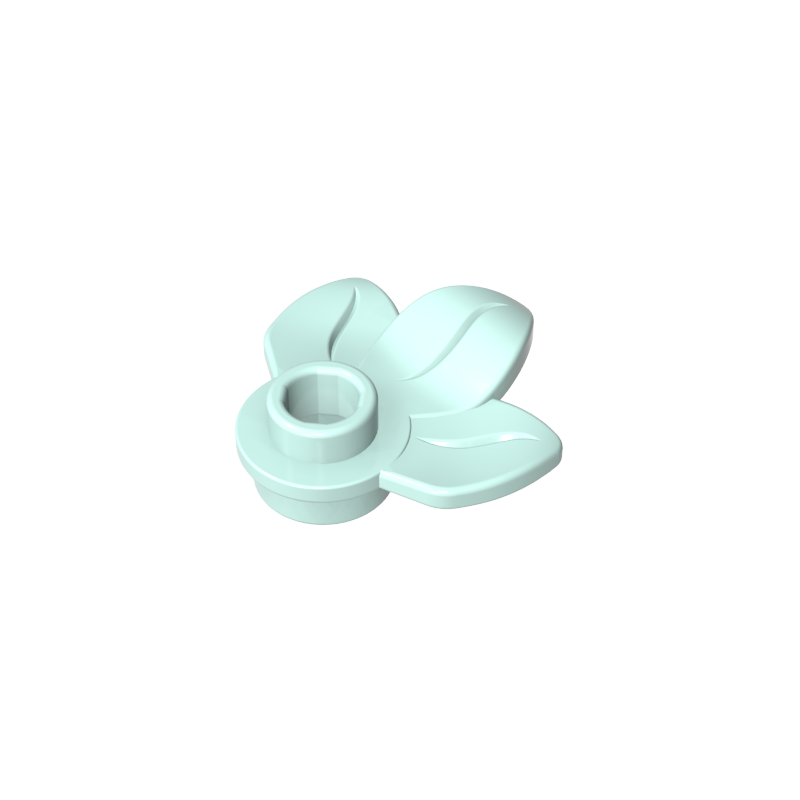 Plant, Plate 1 x 1 Round with 3 Leaves