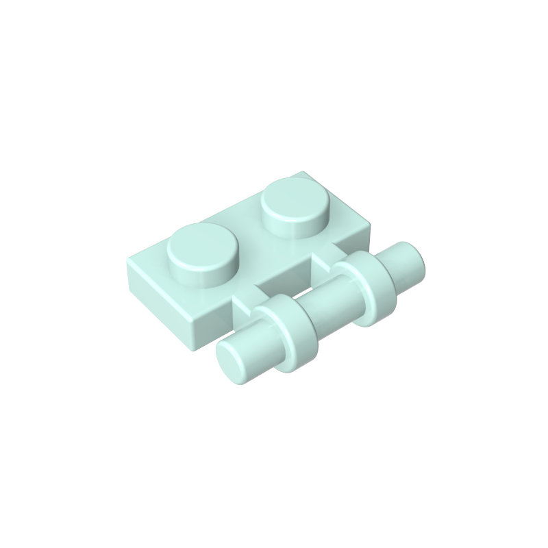 Plate Special 1 x 2 Side Handle [Free Ends]