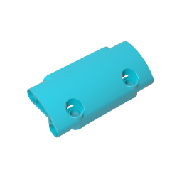 Technic Panel Curved 7 x 3 with 2 Pin Holes through Panel Surface