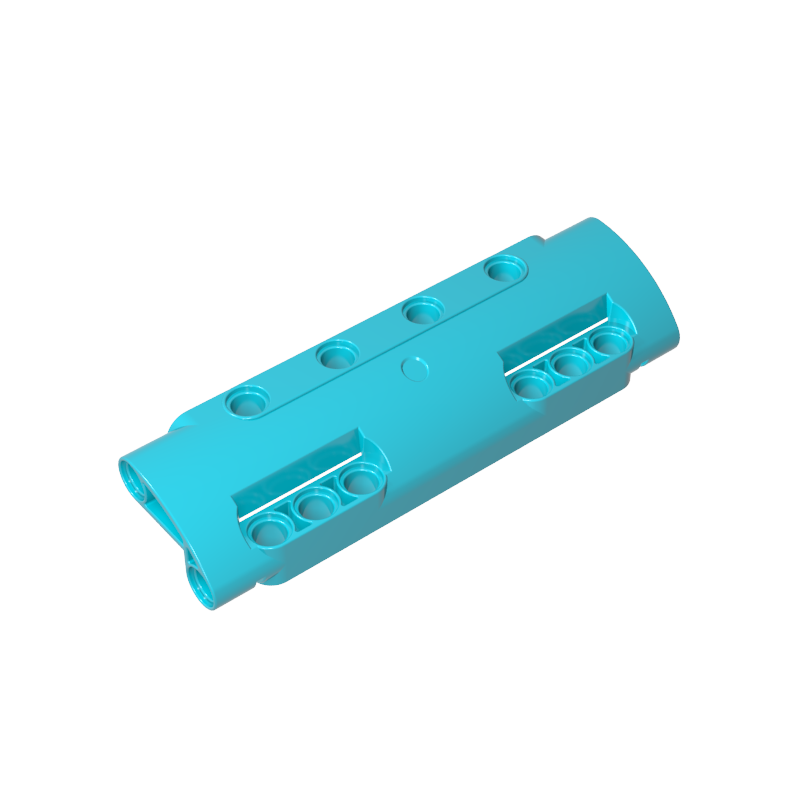 Technic Panel Curved 11 x 3 with 10 Pin Holes through Panel Surface