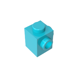 Brick Special 1 x 1 with Studs on 2 Adjacent Sides