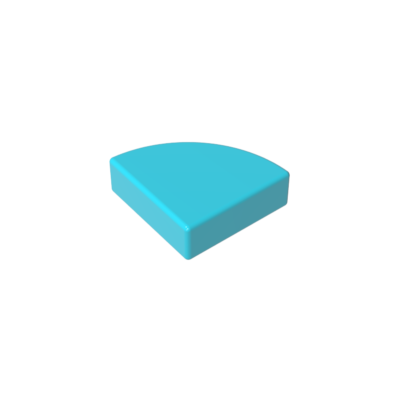 Tile Round 1 x 1 Quarter