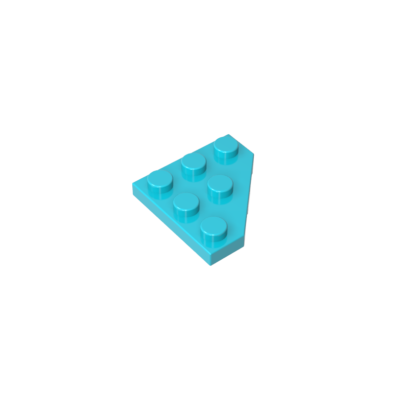Wedge Plate 3 x 3 Cut Corner