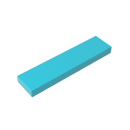 Tile 1 x 4 with Groove
