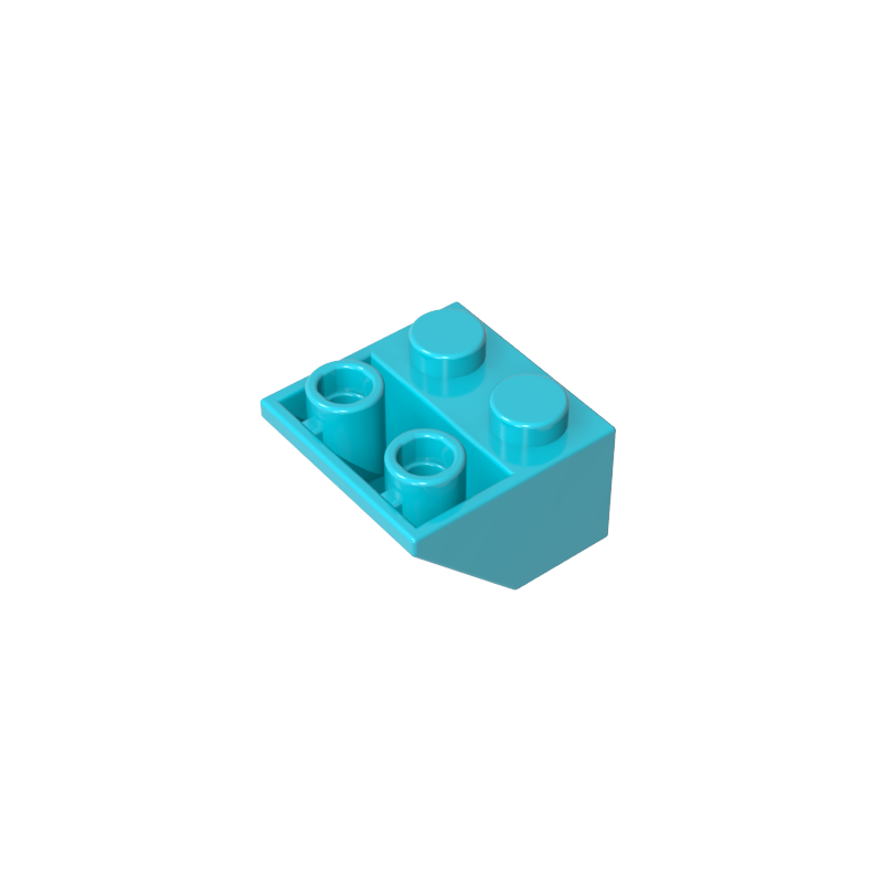 Slope Inverted 45° 2 x 2 [Ovoid Bottom Pin, Bar-sized Stud Holes]