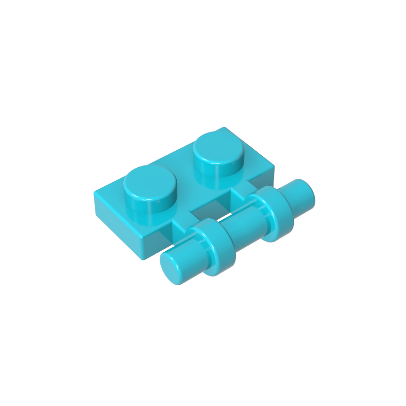 Plate Special 1 x 2 Side Handle [Free Ends]